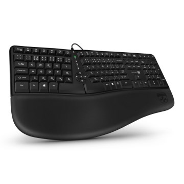 CONNECT IT CKB-2800-CS - Ergonomisk keyboard trådløs med CZ/SK localization sort