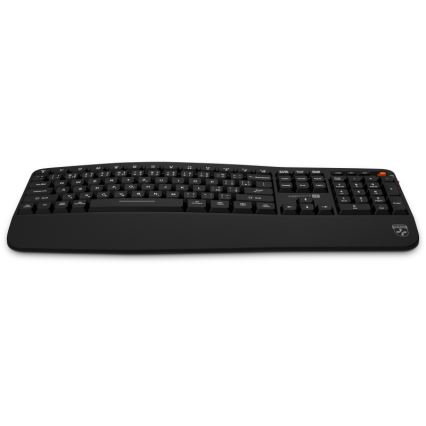 CONNECT IT CKM-6010-CS - Ergonomisk keyboard trådløs og mus 800/1200/1600/2400 DPI tjekkisk/slovakisk lokalisering 1xAA + 2xAAA sort
