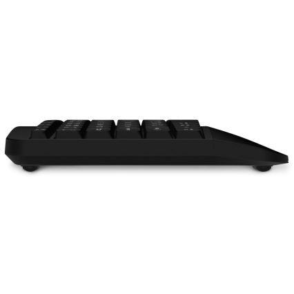 CONNECT IT CKM-6010-CS - Ergonomisk keyboard trådløs og mus 800/1200/1600/2400 DPI tjekkisk/slovakisk lokalisering 1xAA + 2xAAA sort