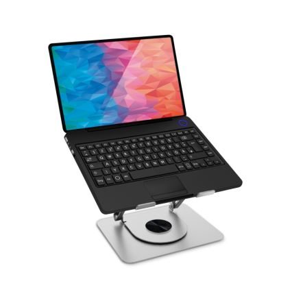 CONNECT IT CMF-2100-SL - Drejeligt laptop-stativ sølvfarvet