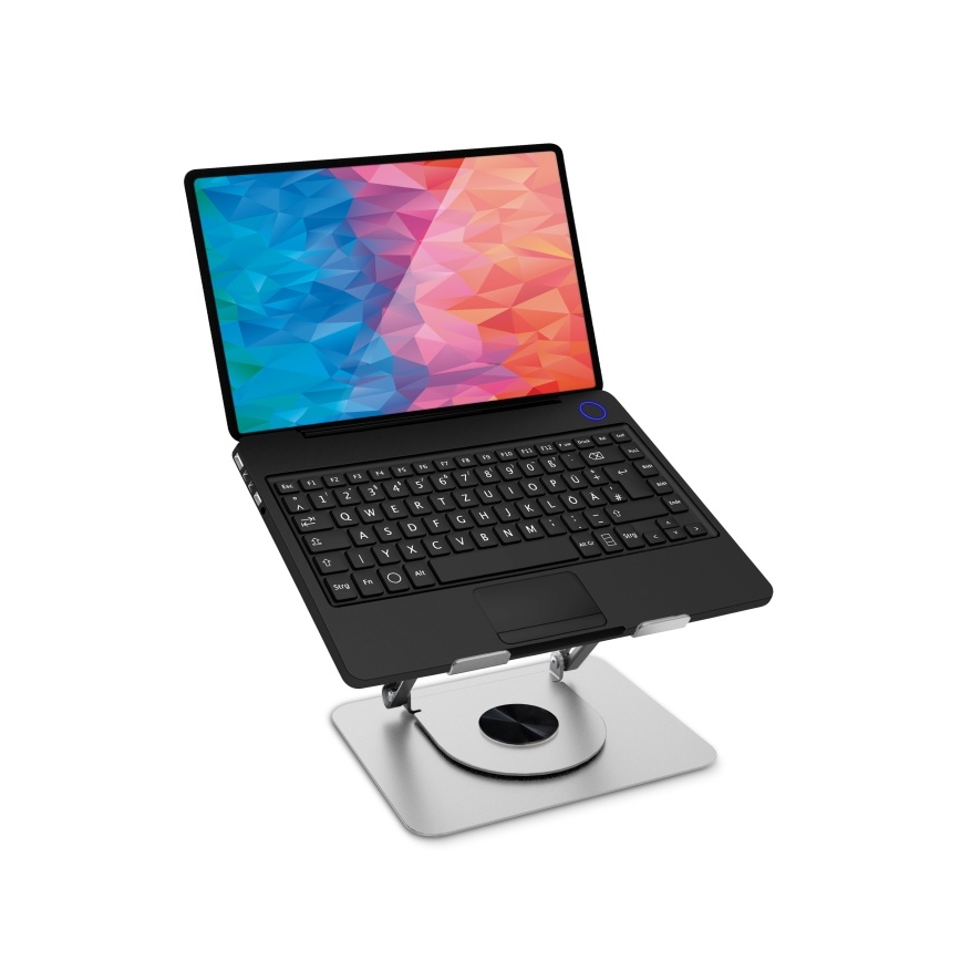 CONNECT IT CMF-2100-SL - Drejeligt laptop-stativ sølvfarvet