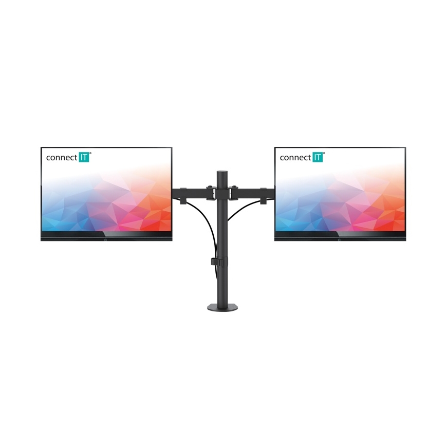 CONNECT IT CMF-3203-BK - Universelt beslag til 2 skærme 13-32” sort