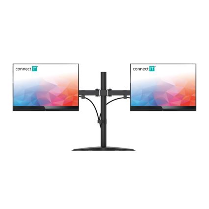 CONNECT IT CMF-3204-BK - Universelt beslag til 2 skærme 13-32” sort