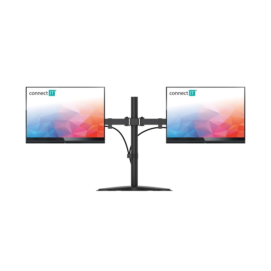 CONNECT IT CMF-3204-BK - Universelt beslag til 2 skærme 13-32” sort