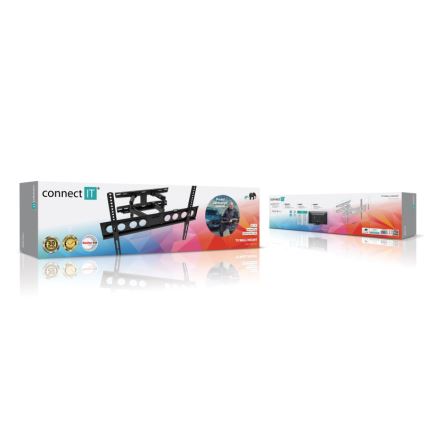 CONNECT IT CMH-7600-BK - Tv-vægbeslag 32-70” sort