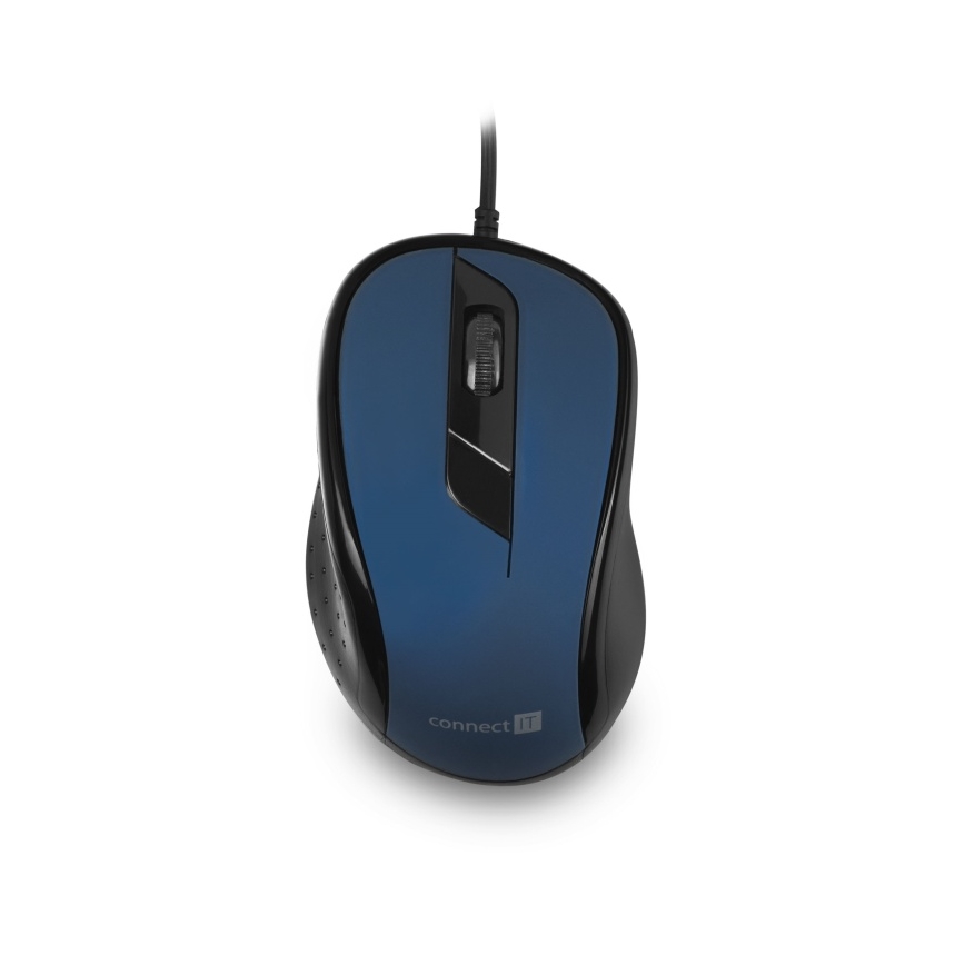 CONNECT IT CMO-1200-BL - Kablet mus 1000 DPI sort/blå