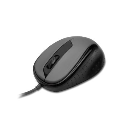 CONNECT IT CMO-1200-GY - Mus m. ledning 1000 DPI sort/grå