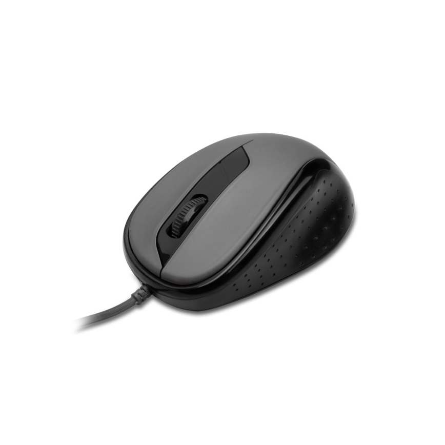 CONNECT IT CMO-1200-GY - Mus m. ledning 1000 DPI sort/grå