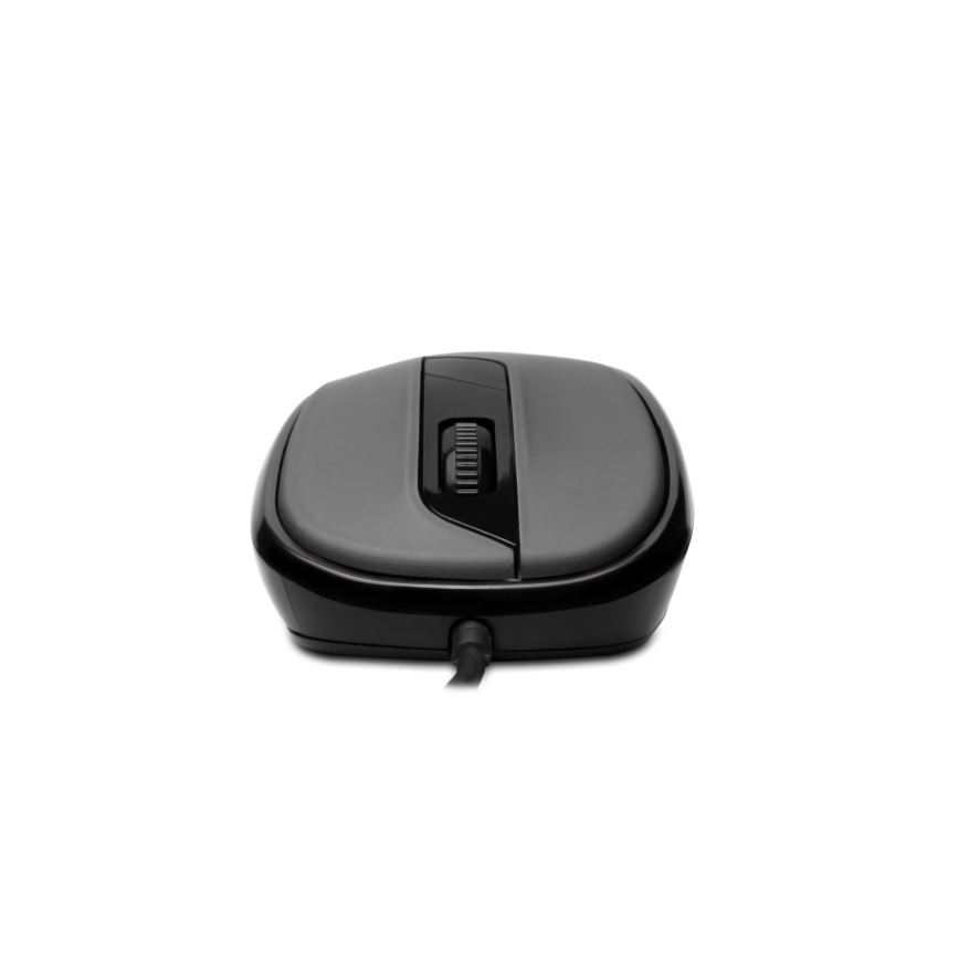 CONNECT IT CMO-1200-GY - Mus m. ledning 1000 DPI sort/grå