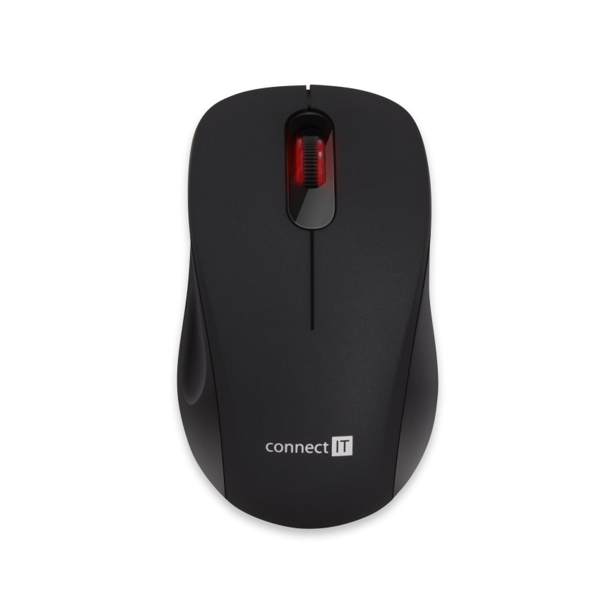 CONNECT IT CMO-2230-BK - Trådløs mus MUTE 1200 DPI 1xAA sort
