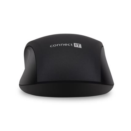 CONNECT IT CMO-2230-BK - Trådløs mus MUTE 1200 DPI 1xAA sort