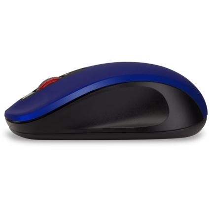 CONNECT IT CMO-2230-BL - Trådløs mus MUTE 1200 DPI 1xAA sort/blå
