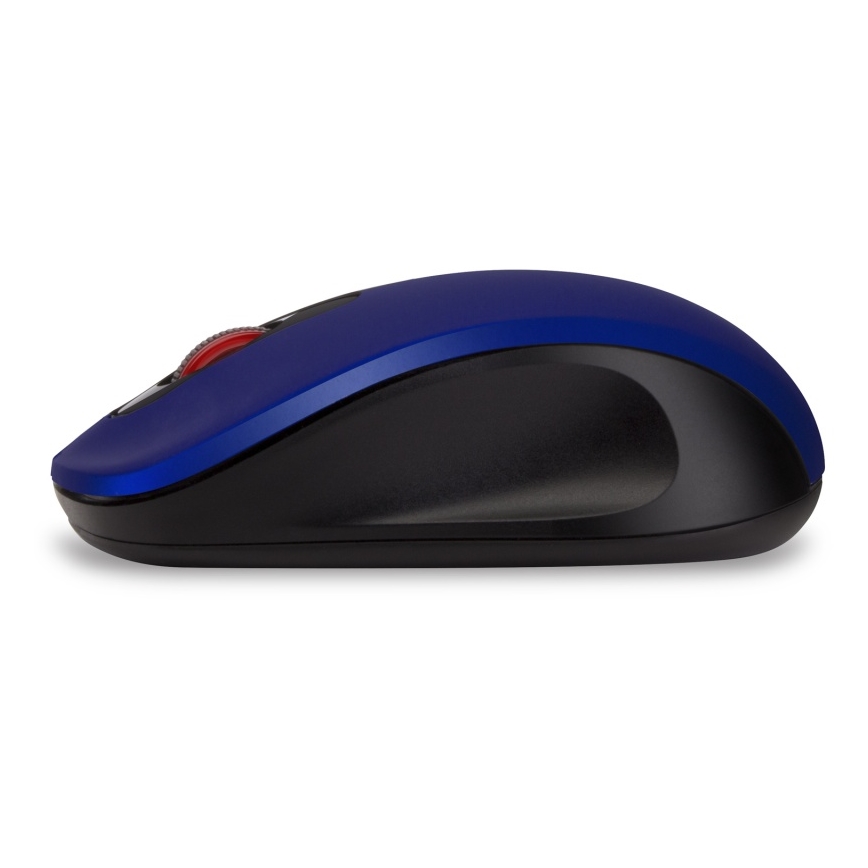 CONNECT IT CMO-2230-BL - Trådløs mus MUTE 1200 DPI 1xAA sort/blå