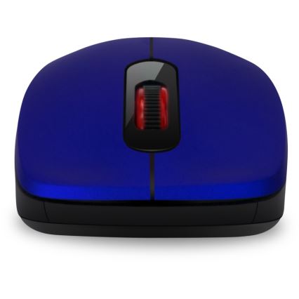 CONNECT IT CMO-2230-BL - Trådløs mus MUTE 1200 DPI 1xAA sort/blå