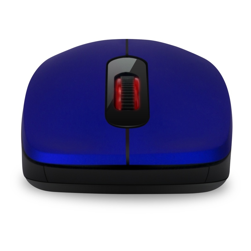 CONNECT IT CMO-2230-BL - Trådløs mus MUTE 1200 DPI 1xAA sort/blå