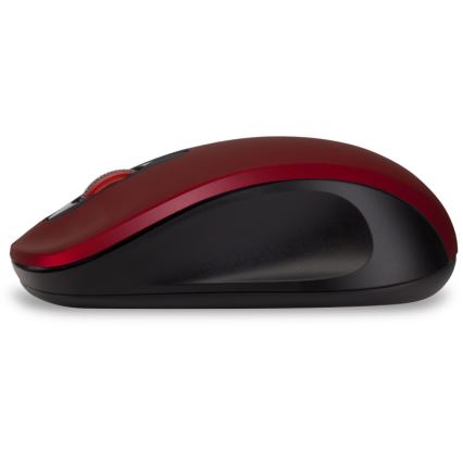 CONNECT IT CMO-2230-RD - Trådløs mus MUTE 1200 DPI 1xAA sort/rød