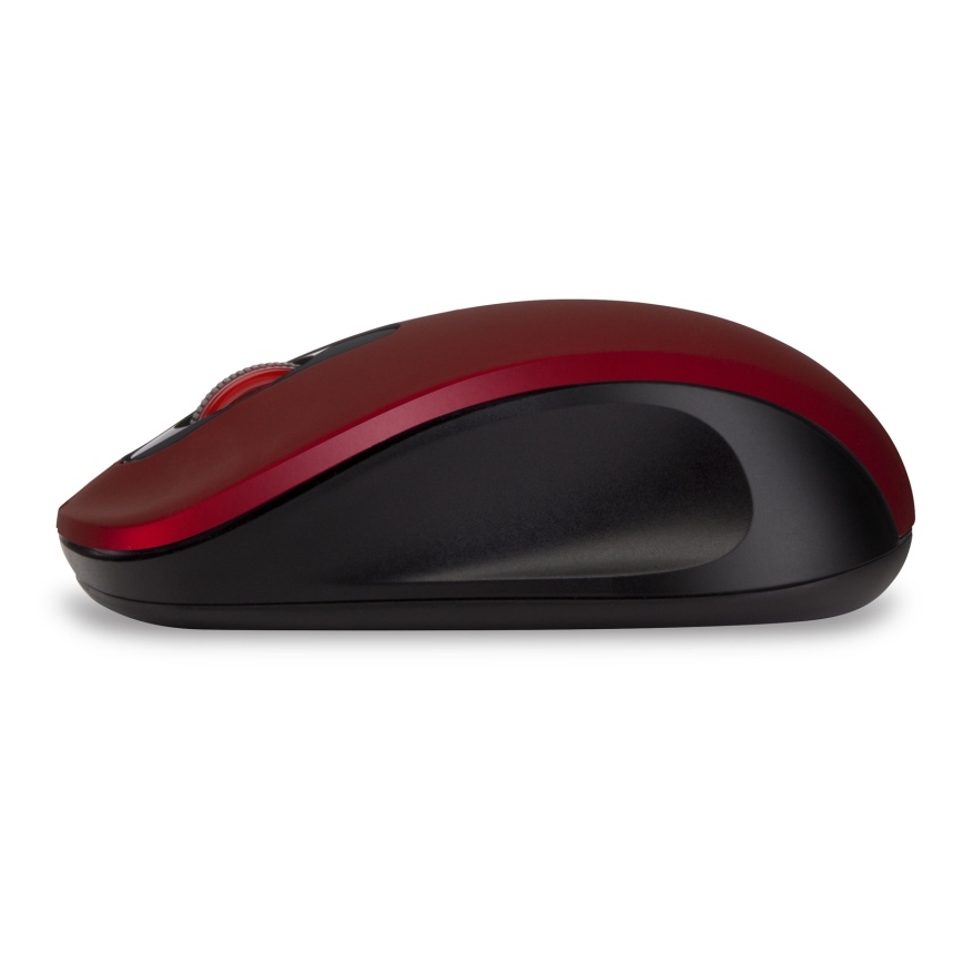 CONNECT IT CMO-2230-RD - Trådløs mus MUTE 1200 DPI 1xAA sort/rød