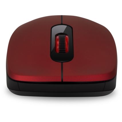 CONNECT IT CMO-2230-RD - Trådløs mus MUTE 1200 DPI 1xAA sort/rød