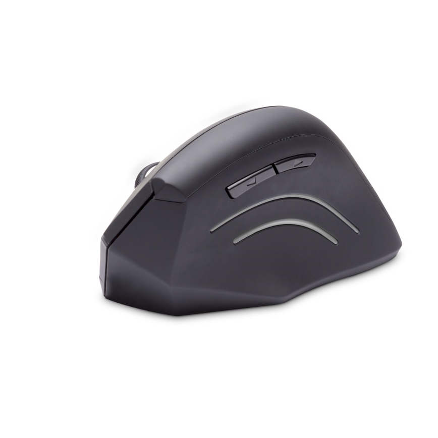 CONNECT IT CMO-2510-BK - Ergonomisk trådløs mus Verti Wireless med 800/1200/1600 DPI, 2xAAA, sort