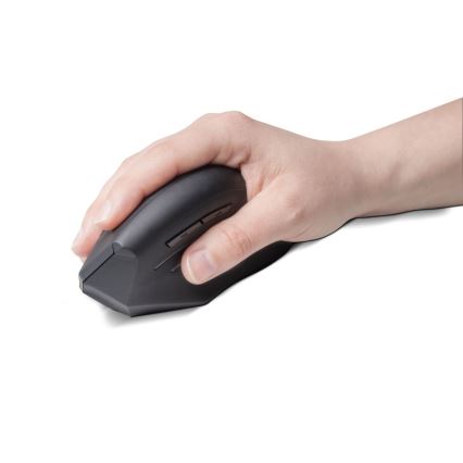 CONNECT IT CMO-2510-BK - Ergonomisk trådløs mus Verti Wireless med 800/1200/1600 DPI, 2xAAA, sort