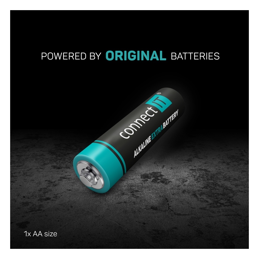 CONNECT IT CMO-2600-BK - Ergonomisk trådløs mus 800/1200/1600 DPI 1xAA sort