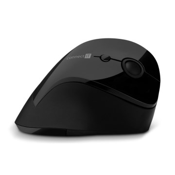 CONNECT IT CMO-2700-BK - Ergonomisk trådløs mus 800/1200/1600 DPI 1xAA sort