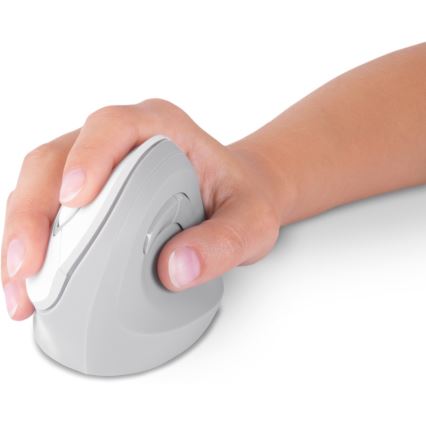 CONNECT IT CMO-2700-WH - Ergonomisk trådløs mus 800/1200/1600 DPI 1xAA hvid