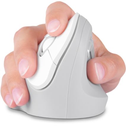 CONNECT IT CMO-2700-WH - Ergonomisk trådløs mus 800/1200/1600 DPI 1xAA hvid