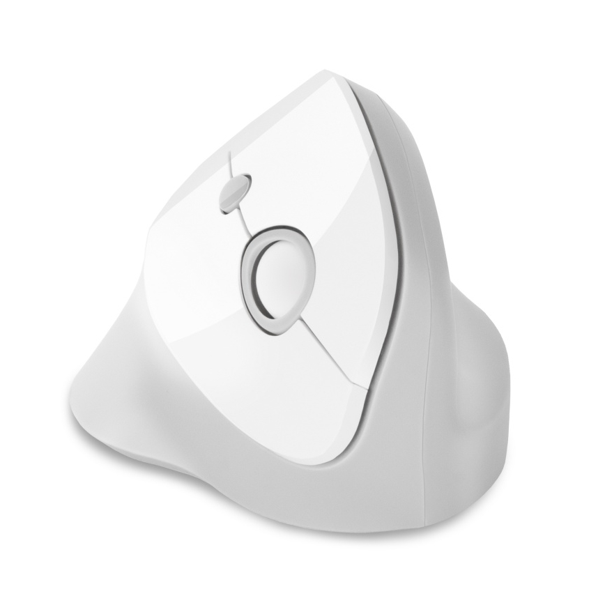 CONNECT IT CMO-2700-WH - Ergonomisk trådløs mus 800/1200/1600 DPI 1xAA hvid