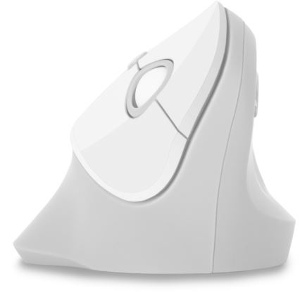 CONNECT IT CMO-2700-WH - Ergonomisk trådløs mus 800/1200/1600 DPI 1xAA hvid