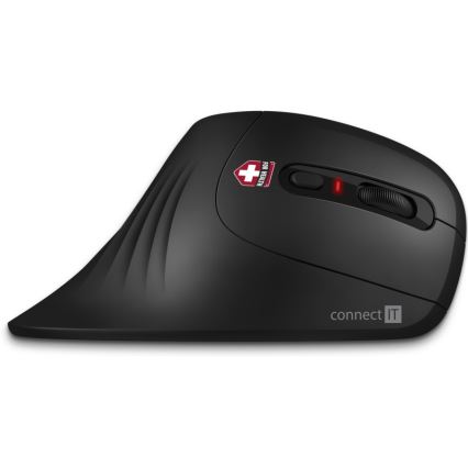 CONNECT IT CMO-2900-BK - Ergonomisk trådløs mus 800/1200/1600 DPI 1xAA sort