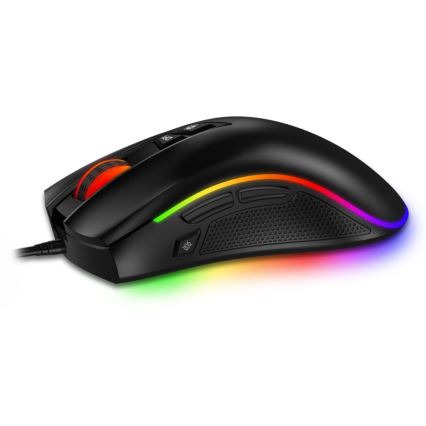 CONNECT IT CMO-3591-BK - LED RGB kablet gamingmus 500-7200 DPI sort