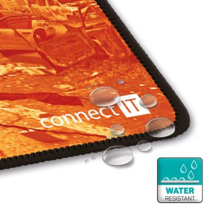 CONNECT IT CMP-1140-LG - Tastaturmåtte og mus 88,6x24,5 cm orange