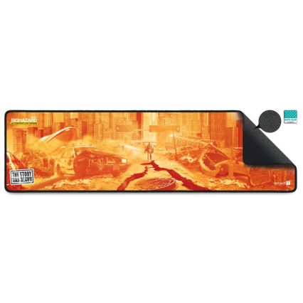 CONNECT IT CMP-1140-LG - Tastaturmåtte og mus 88,6x24,5 cm orange