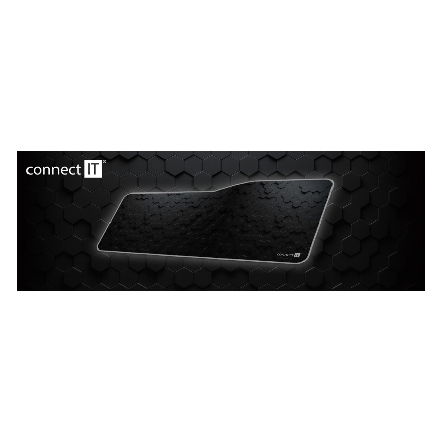 CONNECT IT CMP-2000-XL - Tastaturmåtte og mus 79,5x34,5 cm sort