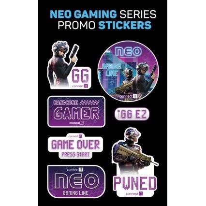 CONNECT IT CMP-3100-SM - LED musemåtte til gaming m. RGB-farver 32x24,5 cm sort