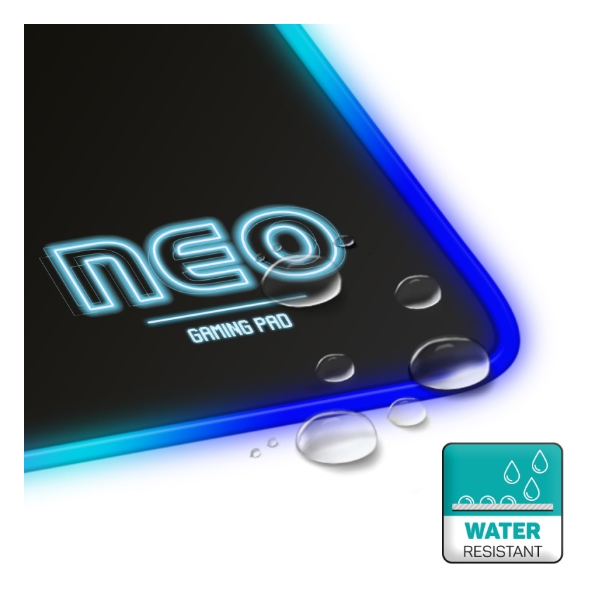 CONNECT IT CMP-3100-SM - LED RGB Gaming musemåtte 32x24,5 cm sort