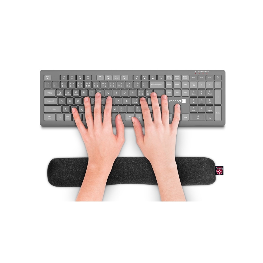 CONNECT IT CMP-4020-BK - Wrist rest med boldd filling