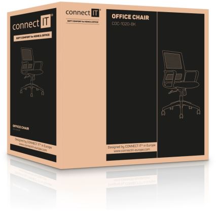CONNECT IT COC-1020-BK - Kontorstol ForHealth AlfaPro sort
