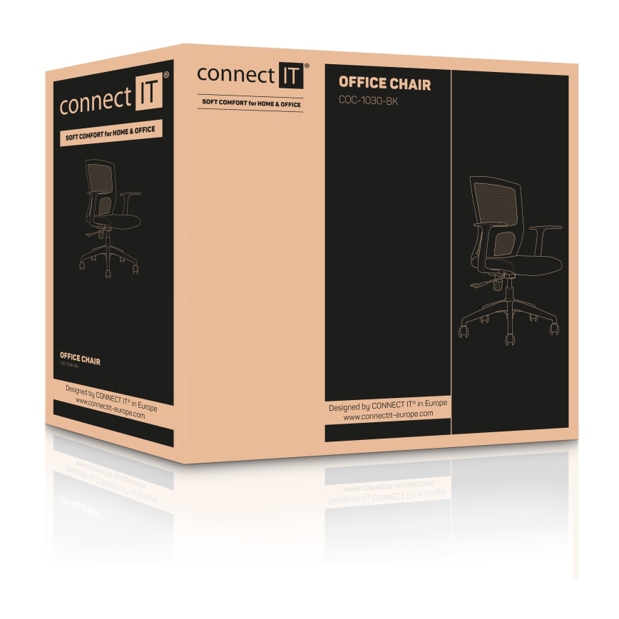 CONNECT IT COC-1030-BK - Kontorstol ForHealth BetaPro sort