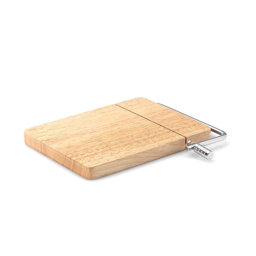 Continenta C3028 - Skærebræt med osteskærer 24x17,5 cm gummitræ