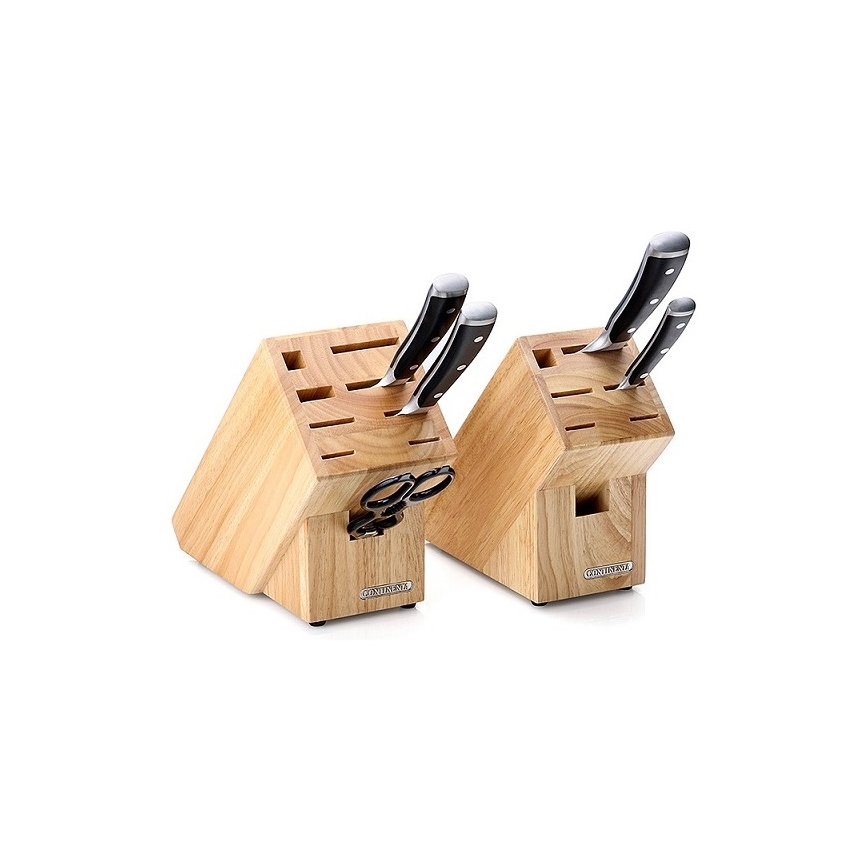 Continenta C30514 - Knivblok 22x11,5x22 cm gummitræ