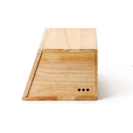 Continenta C3292 - Brødkasse 40x26 cm gummitræ