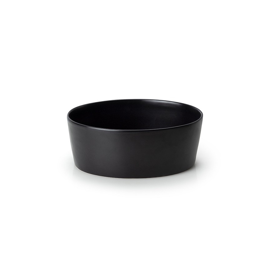 Continenta C3731 - Brødkasse med låg 27x20 cm sort/gummitræ