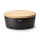 Continenta C3736 - Brødkasse med låg 36x23 cm sort/gummitræ