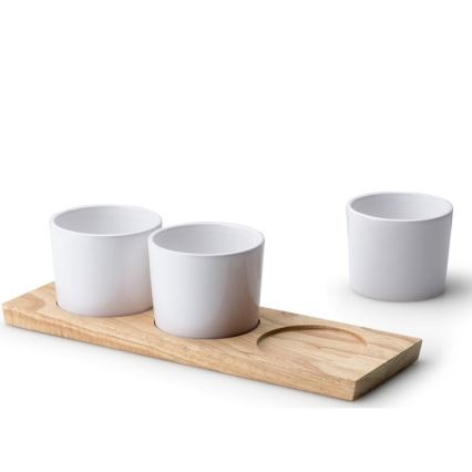 Continenta C3946 - Serveringssæt til dip 28x9x7,5 cm