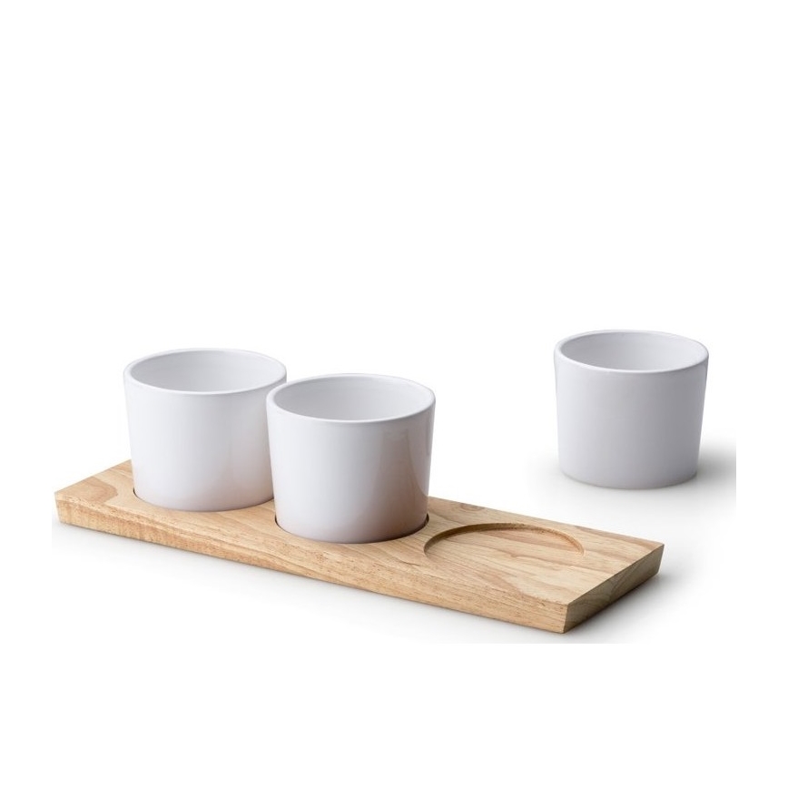 Continenta C3946 - Serveringssæt til dip 28x9x7,5 cm