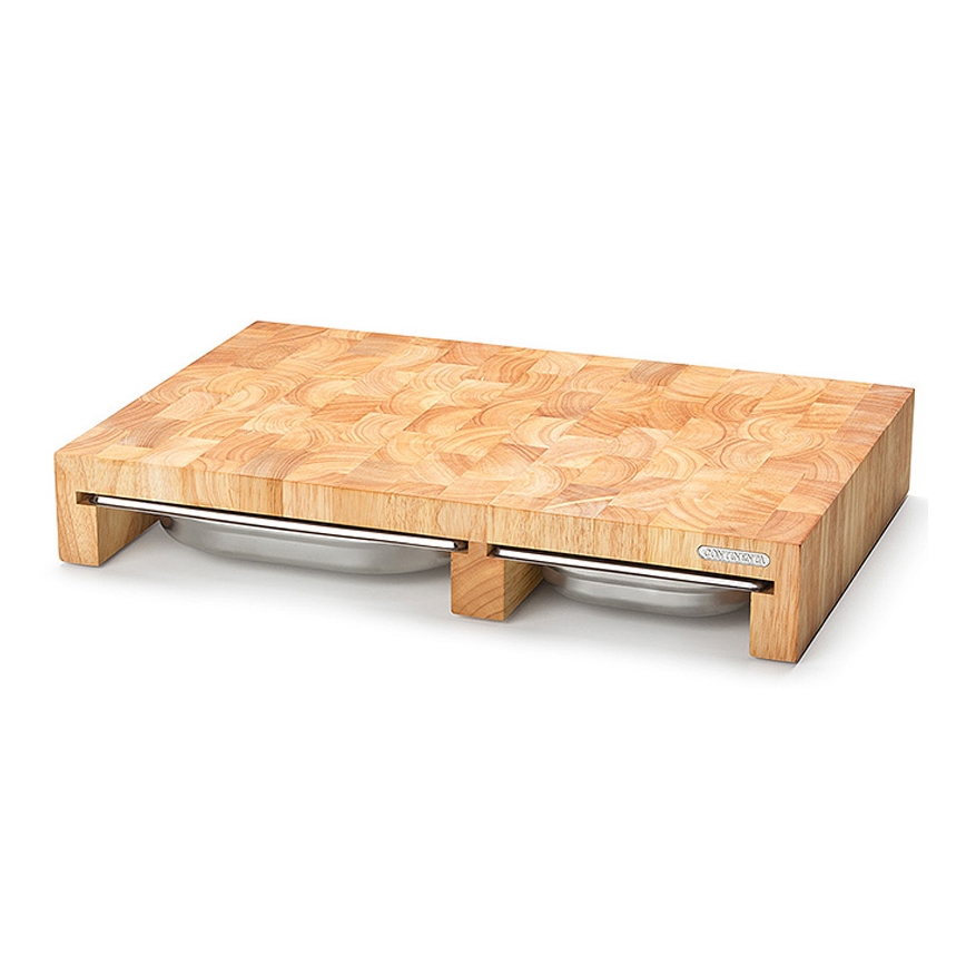 Continenta C4028 - 1x Skærebræt  50x32,5 cm + 3x skål gummifigen