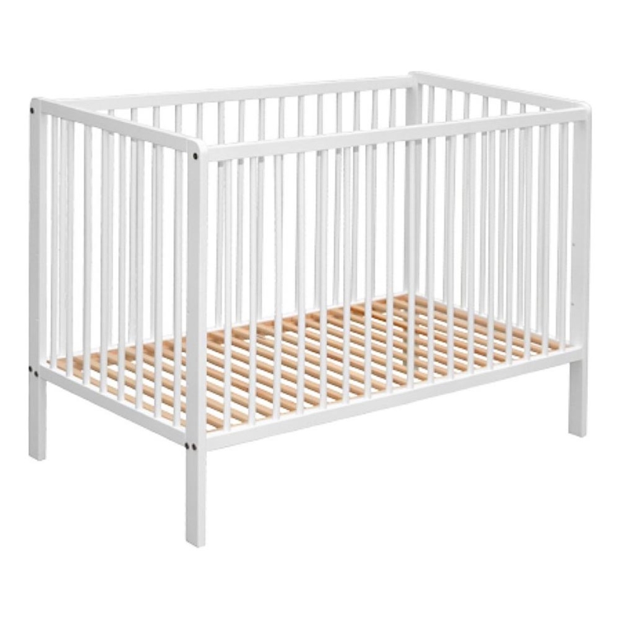 COSING - Babyseng 120 x 60 cm bøg/hvid