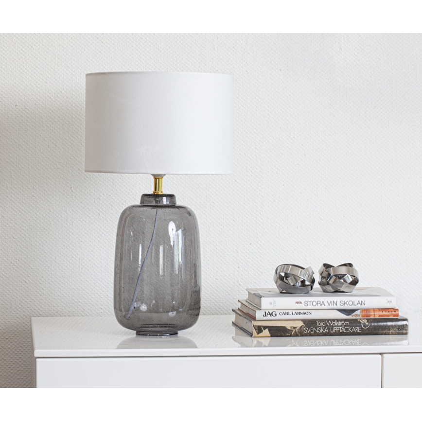 Cottex - Bordlampe BLAKE 1xE27/8W/230V grå